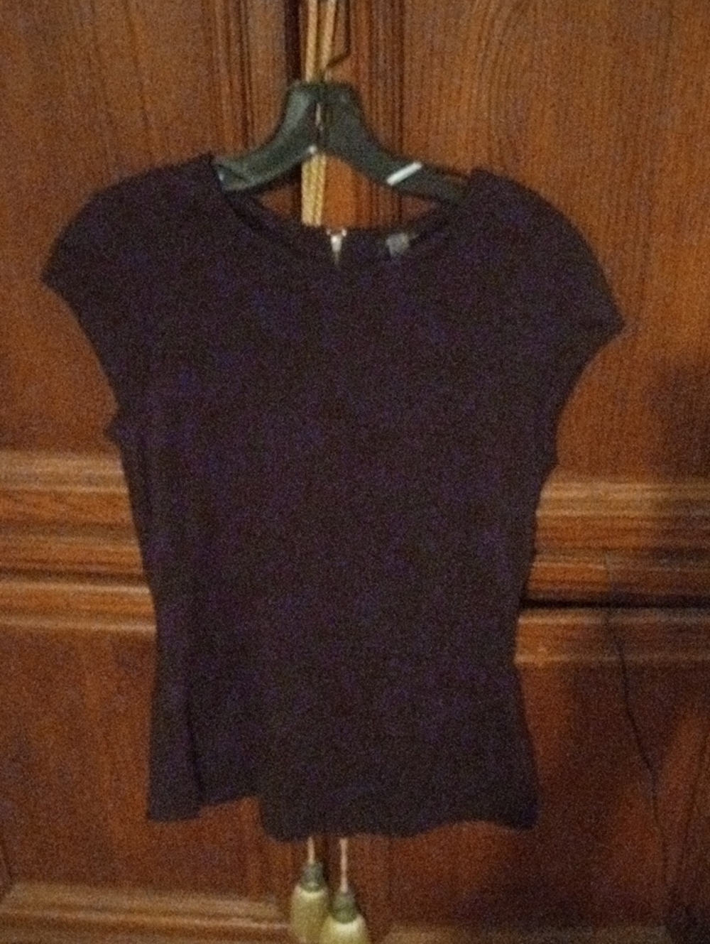 Classic Purple Cap-Sleeve Women's Top